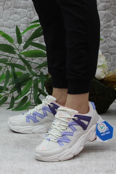 Jump 28701 Anatomik Rahat Sneaker Kadın Spor Ayakkabı - Resim 10