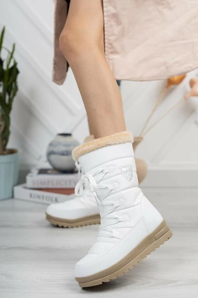 Mehmet Mete 0995 Kadın Kar Botu Yünlü Bayan Bot - Resim 6