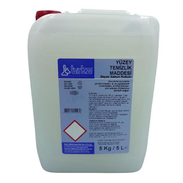 Birka Beyaz Sabun Kokulu Yüzey Temizleyici 5 Litre