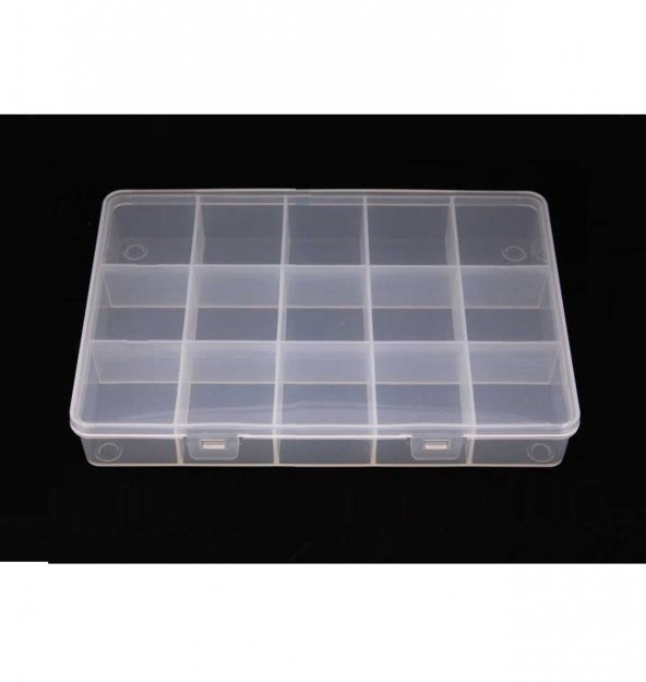 Hayal Sepeti 15 Bölmeli Kapaklı Organizer Kutu 230x150x32 mm - 2