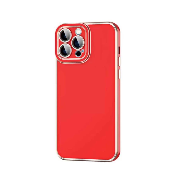 iPhone 15 Pro Max Kılıf Luxury Seri Kamera Korumalı Silikon Kapak - 8