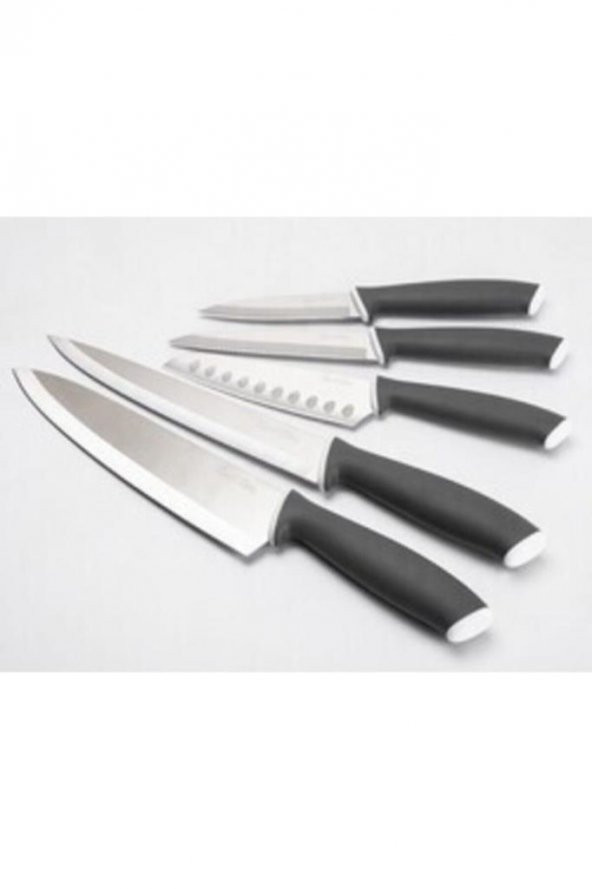 Tantitoni Santoku Bıçak Seti Füme 5li - 2