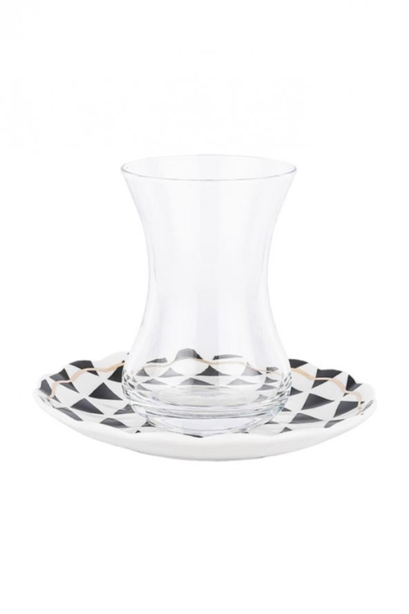 6lı Tres New Bone Çay Takımı - 3