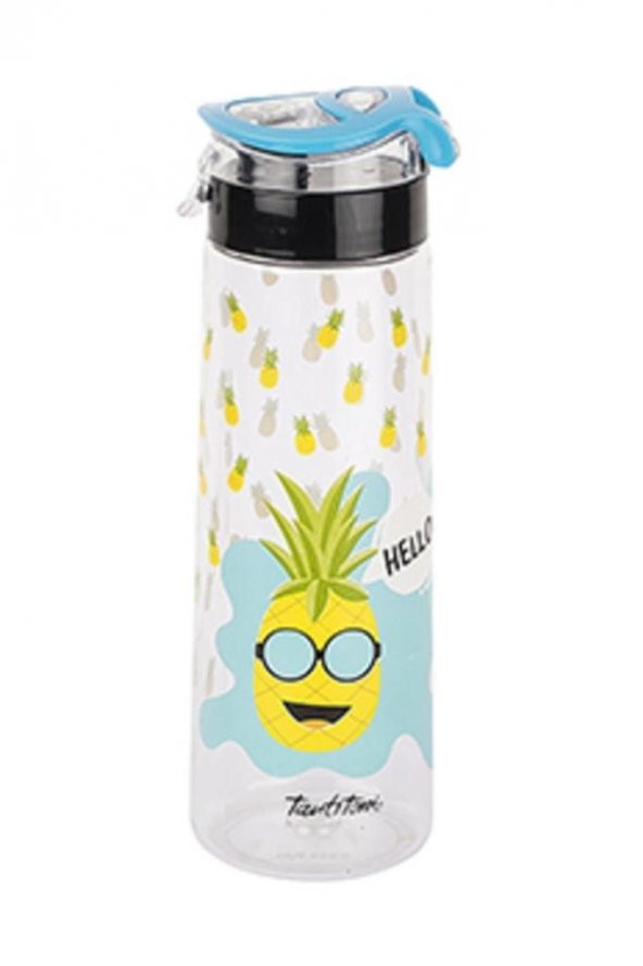 Tantitoni Mavi Pineapple Tritan Su Şişesi - 730 ml