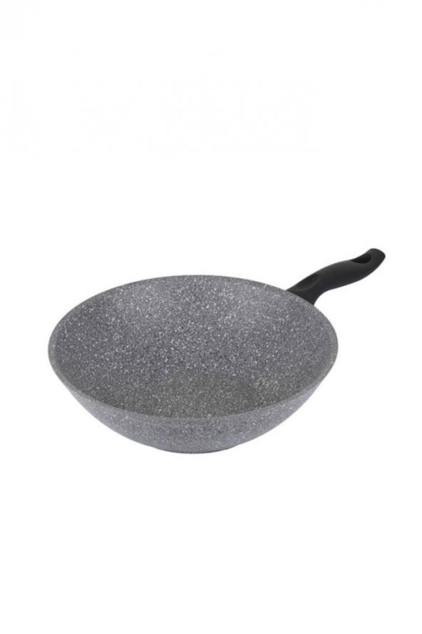 Tantitoni Granitte Gri Granit Wok Tava 28cm