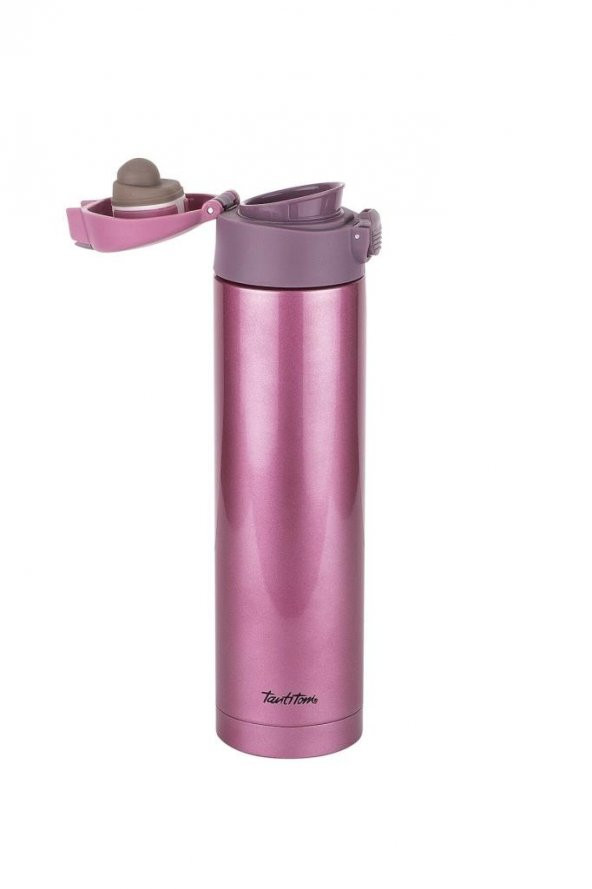 Tantitoni Pembe Paslanmaz Çelik Termos 450ml - 2