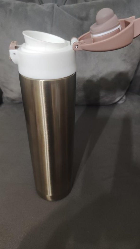 Tantitoni Bronz Paslanmaz Çelik Termos 450ml - 3
