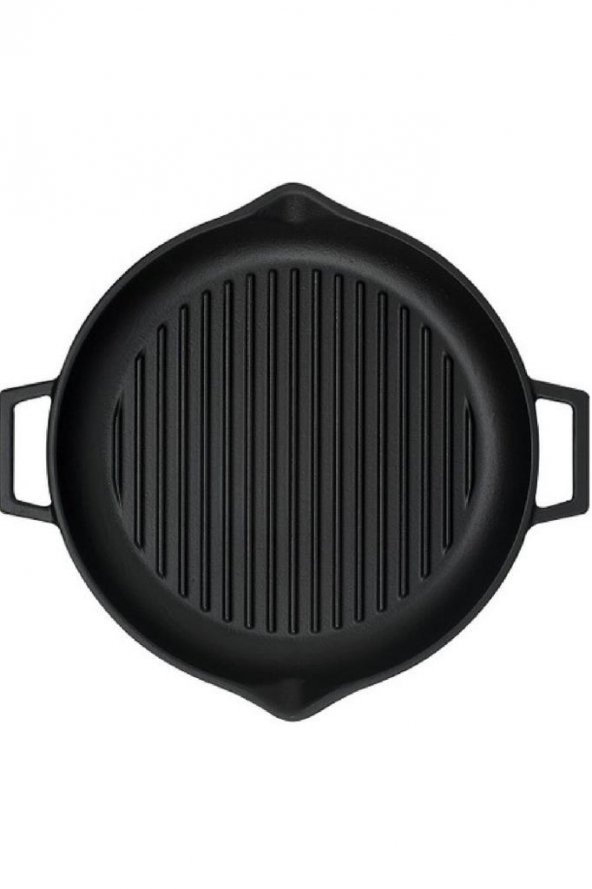 Aryıldız Döküm Demir Grill Yuvarlak 30 Cm - Siyah - 005ar421897 - Resim 3
