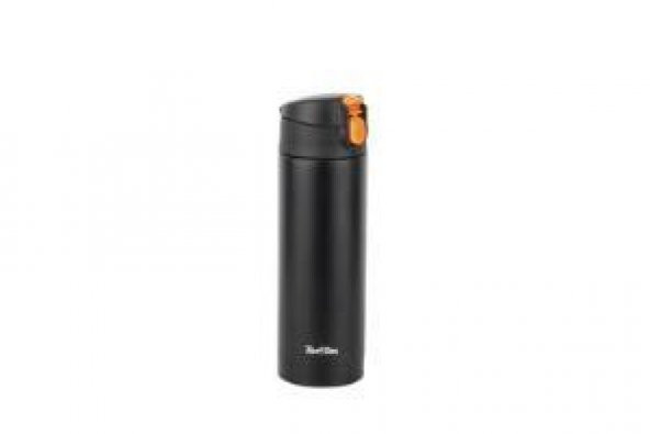 Tantitoni Mat Siyah Paslanmaz Çelik Termos 350ml - 4