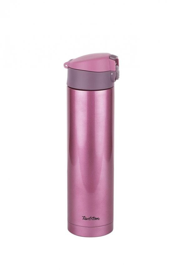 Tantitoni Pembe Paslanmaz Çelik Termos 450ml
