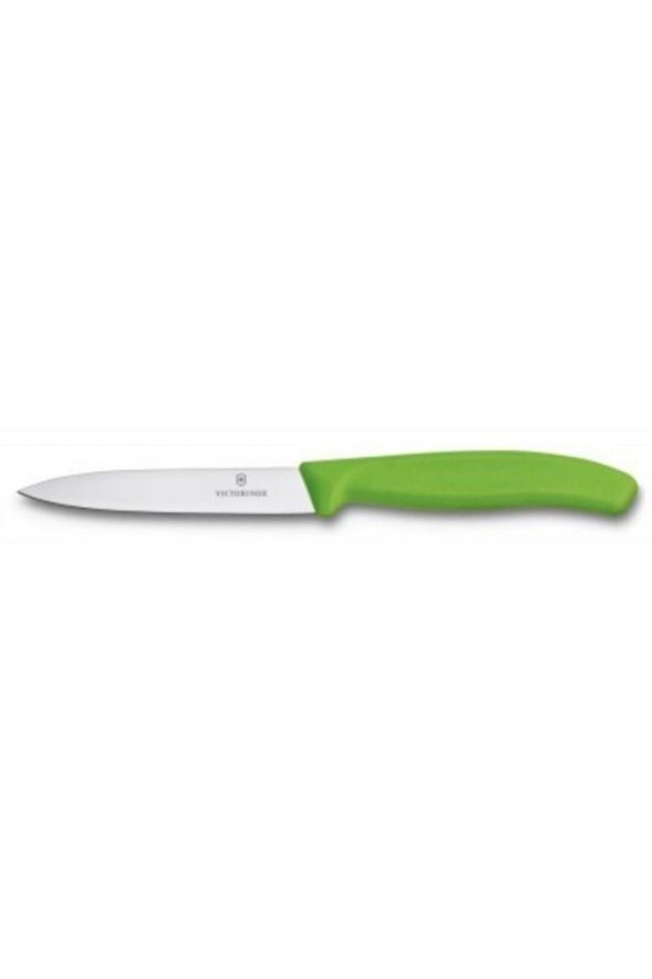 Victorinox Yeşil Sebze Meyve Soyma Bıçağı Düz Model  10 cm 6.7706.L114
