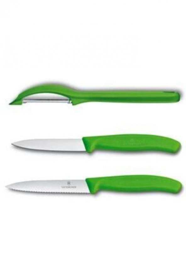 VICTORINOX Yeşil Soyacak ve Soyma Bıçak Seti