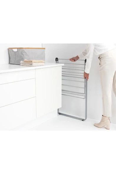 Brabantia Metalik Gri Çamaşır Kurutma Askısı-15 Metre - 2