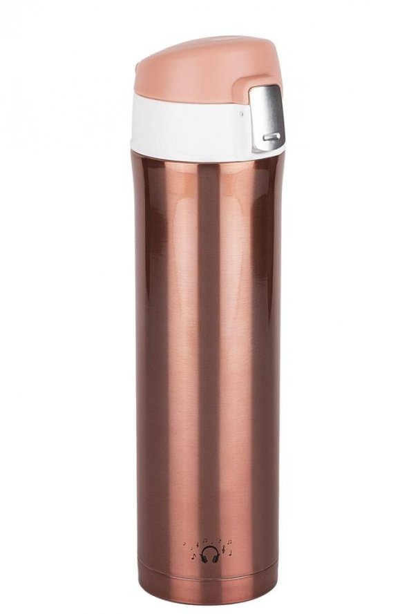 Pembe Rose Gold Paslanmaz Çelik Termos 450ml