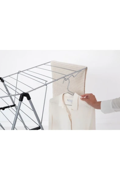 Brabantia Metalik Gri Çamaşır Kurutma Askısı-15 Metre - 3