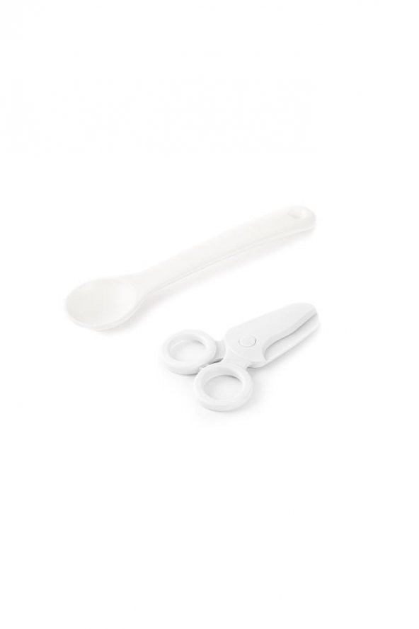 Tantitoni 048-01-tedemeı Paslanmaz Çelik Plastik Kaşık Ve Makaslı Kare Yemek Taşıma Kabı 550ml - 5