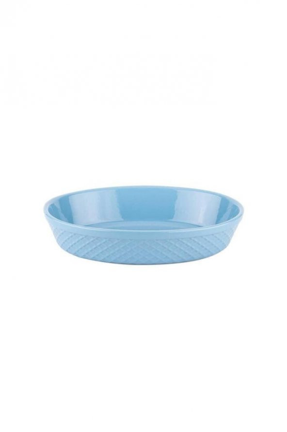 Mavi Diamond Seramik Oval Fırın Kabı 28x18.5x6 cm