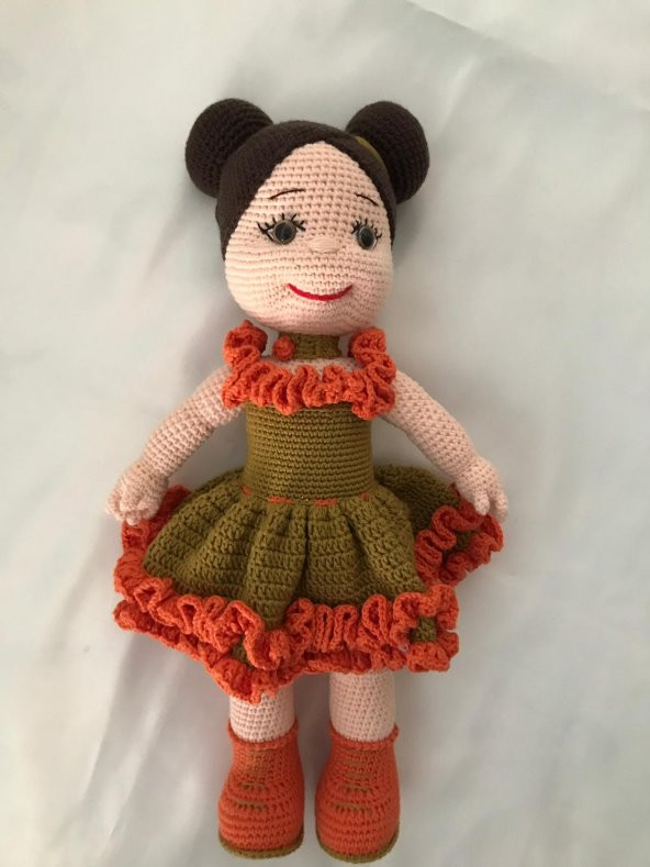 Japon Gülü Bebek Amigurumi Organik Oyuncak - 2