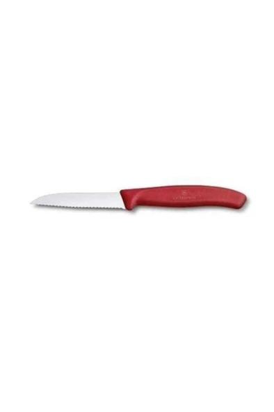 Victorinox 6.7431 8cm Kırmızı Tırtıklı Soyma Bıçağı - 2