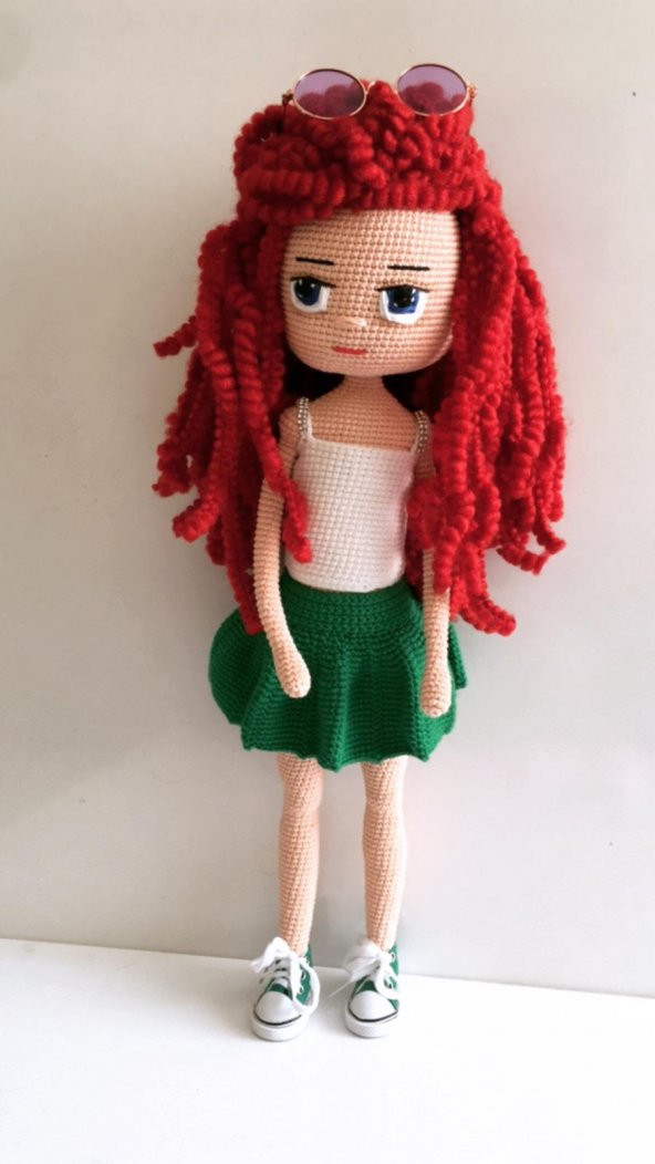 Bayan Yıldız Bebek Amigurumi Organik Oyuncak - 2