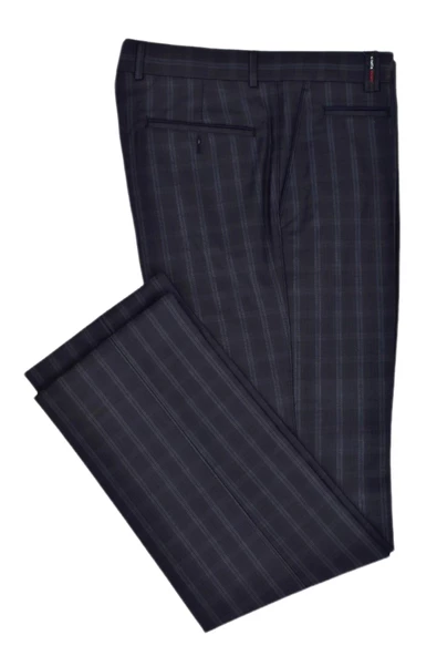 Erkek Silim Fit Ekose Kumaş Pantolon KM-009588 - Resim 3