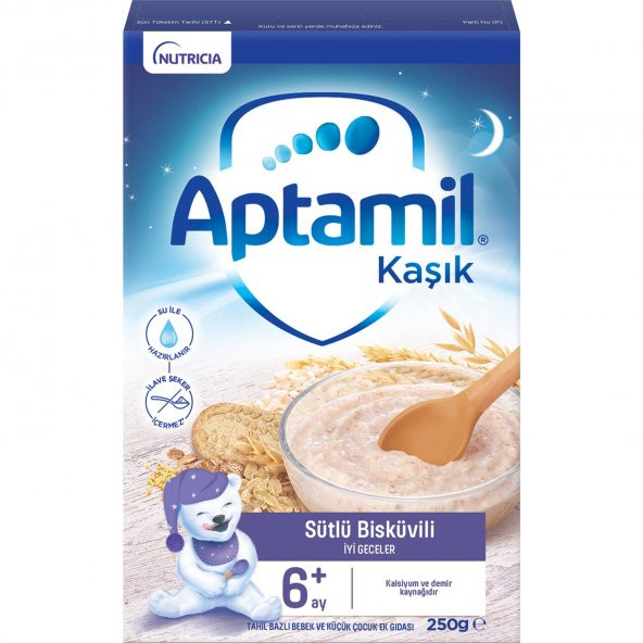 Aptamil Sütlü Bisküvili Kaşık Maması 250 Gr