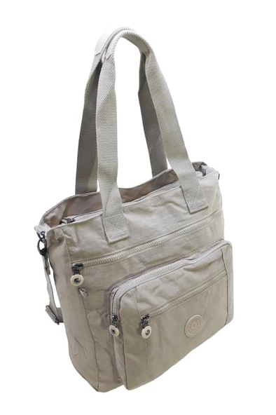 Klinkır Kadın Omuz Çantası Fonksiyonel Kullanım Omuz ve Çapraz Askılı Bayan Çanta - Resim 12