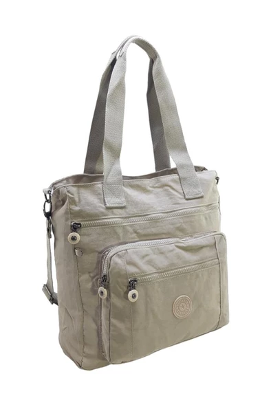 Klinkır Kadın Omuz Çantası Fonksiyonel Kullanım Omuz ve Çapraz Askılı Bayan Çanta - Resim 11