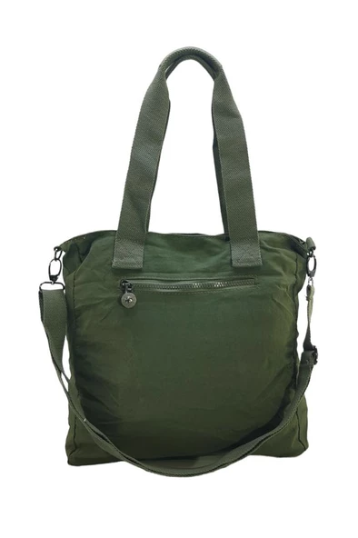 Klinkır Kadın Omuz Çantası Fonksiyonel Kullanım Omuz ve Çapraz Askılı Bayan Çanta - Resim 10