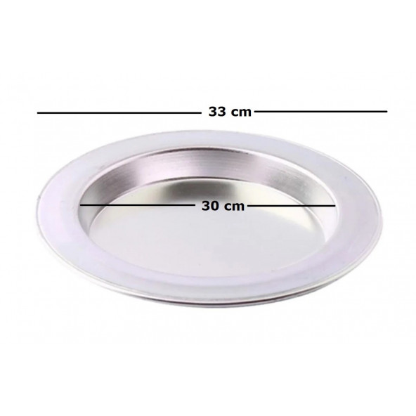 Künefe Kadayıf Pişirme Tabağı Künefe Tepsisi 30cmx36cm - 1