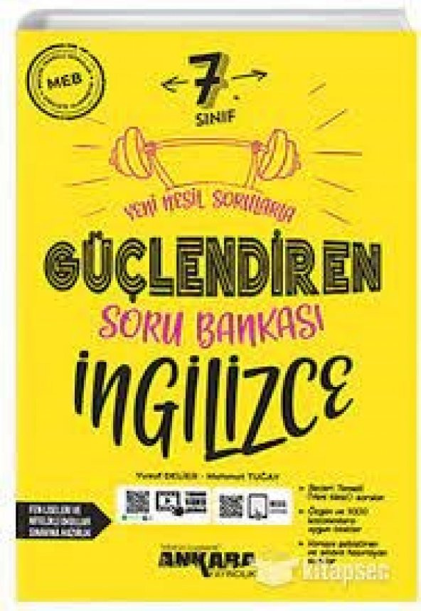 7. Sınıf Güçlendiren İngilizce Soru Bankası Ankara Yayıncılık