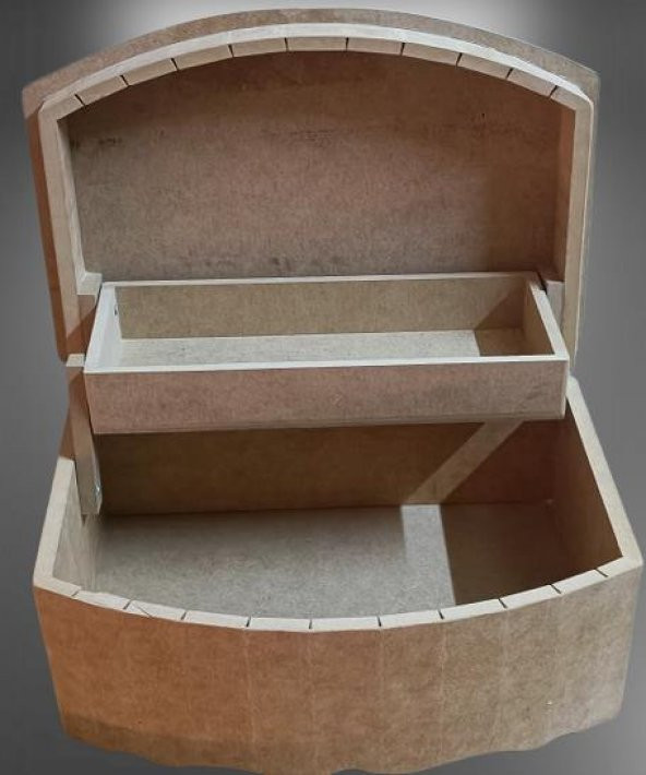 Adn Dekoratif Dikiş 90266 Hareketli Bölmeli Ahşap MDF HAM CNC Kesim El Yapım - 3