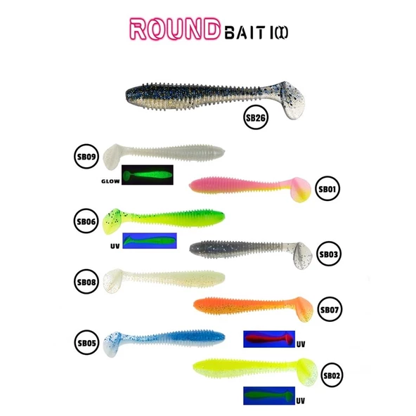 Fujin Round Bait 100 mm Silikon Balık