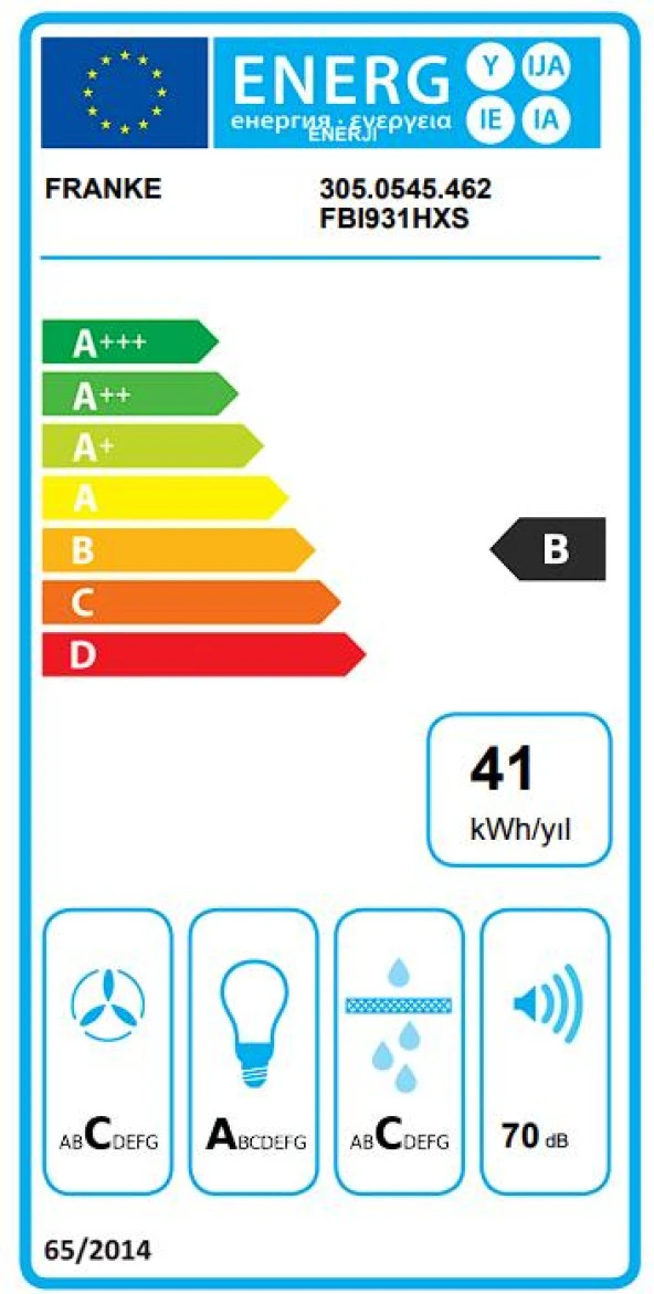 FRANKE INCA BOX FBI 931H X LED ASPİRATÖR - 3