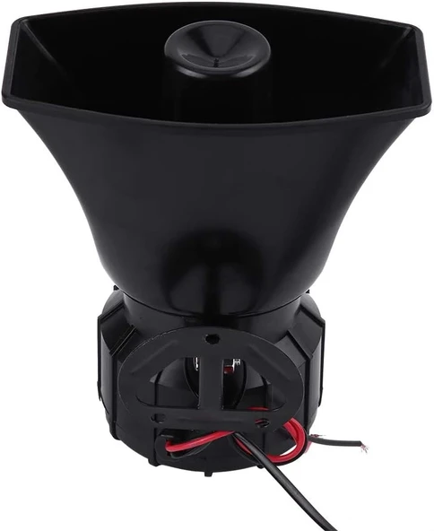 7 Sesli Mikrofonlu  Konuşmalı Megafon Siren - Polis Sireni - 2