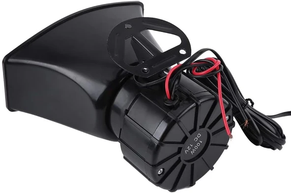 7 Sesli Mikrofonlu  Konuşmalı Megafon Siren - Polis Sireni - 4