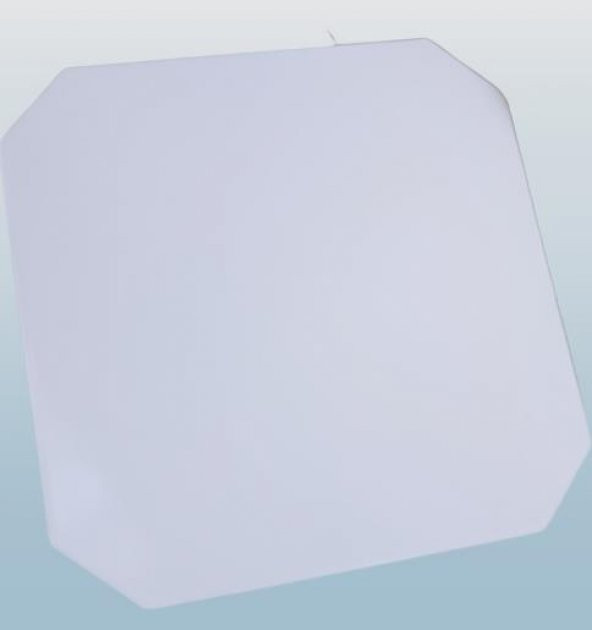 Hobi ADN 90268 Dekoratif Kutu Çokgen Klipsli Ahşap MDF Beyaz Lake Boya El Yapım