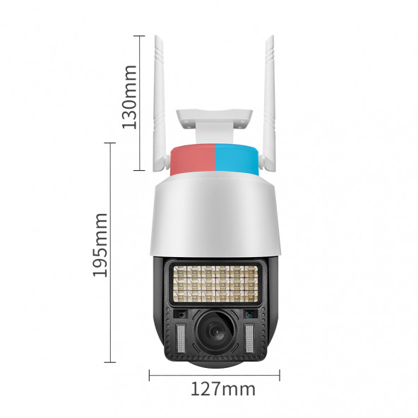 Yoosee 12 Volt 4g Sim Kartlı Ptz Speed Dome Hareket Takipli Alarmlı Güvenlik Kamerası