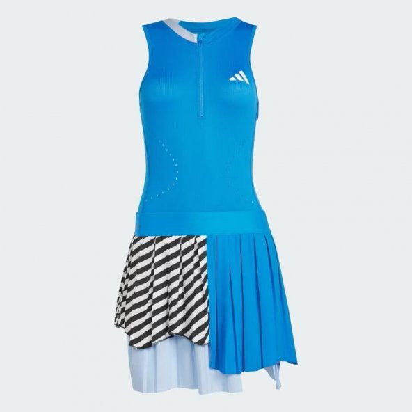Adidas HY5917 Aeroready Modular Pro Leotard Kadın Mavi Spor Tenis Elbise