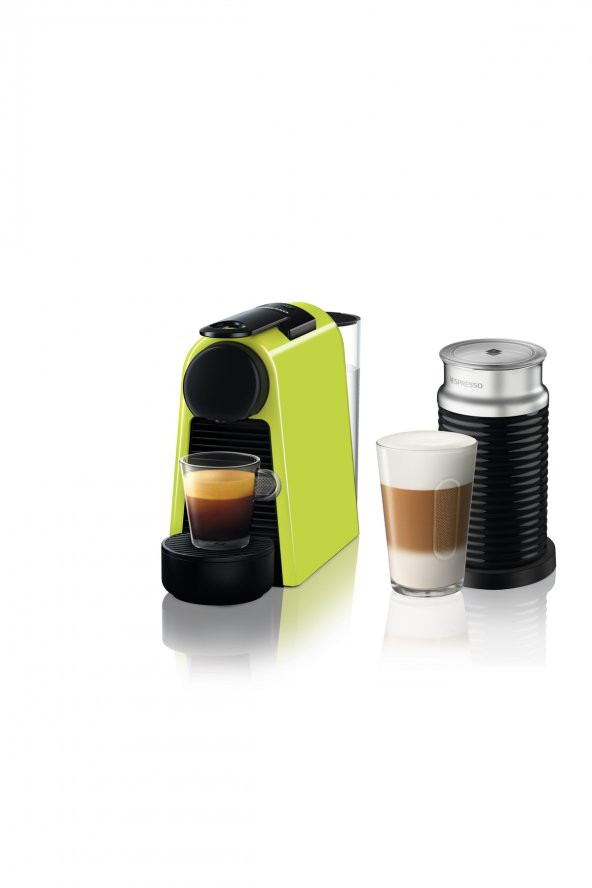 Nespresso D35 Essenza Mini Yeşil Kahve Makinesi ve Süt Köpürtücü Aksesuar