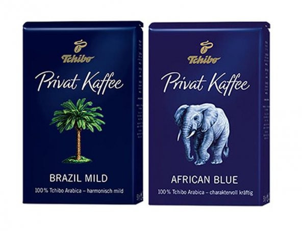 Privat Kaffee Brazil Mild 500g - African Blue Çekirdek Kahve 500g