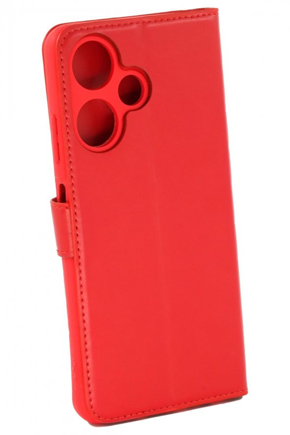 Infinix Hot 30i Uyumlu Kamera Korumalı Cüzdanlı ve Kapaklı Kılıf - Resim 3