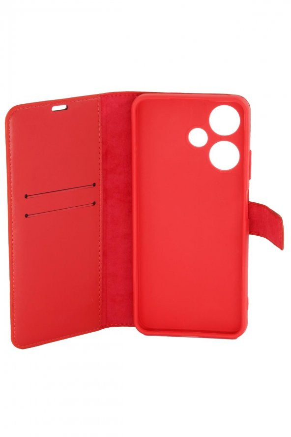 Infinix Hot 30i Uyumlu Kamera Korumalı Cüzdanlı ve Kapaklı Kılıf - Resim 5