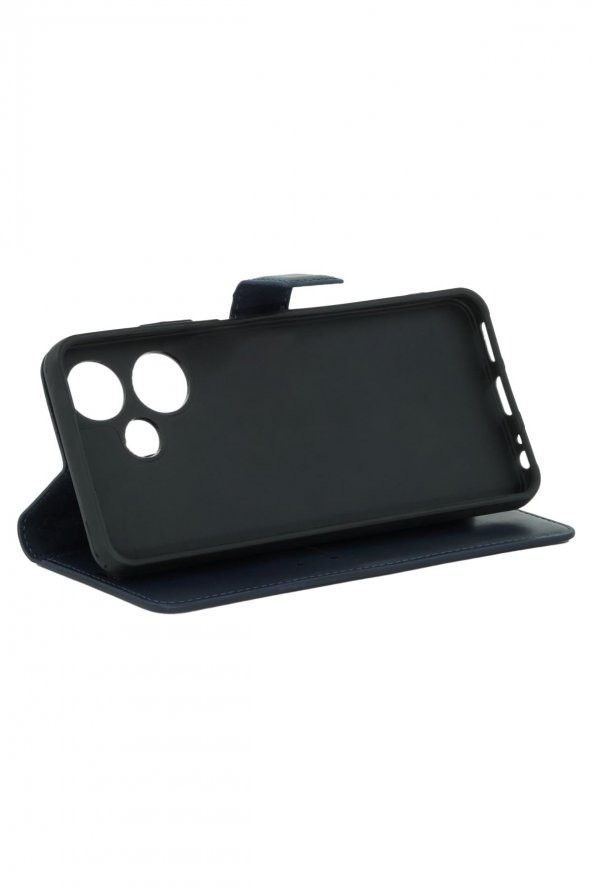 Infinix Hot 30i Uyumlu Kamera Korumalı Cüzdanlı ve Kapaklı Kılıf - Resim 9