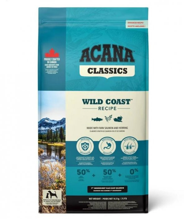 Acana Classic Wild Coast Köpek Maması 14,5 Kg