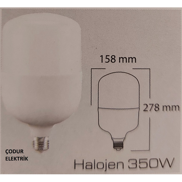 Osaka Light 50Watt E27 Duylu 3000K Gün Işığı Torç Led Ampul 4500 Lümen (Büyük Ebatlı) A+Enerji - 2