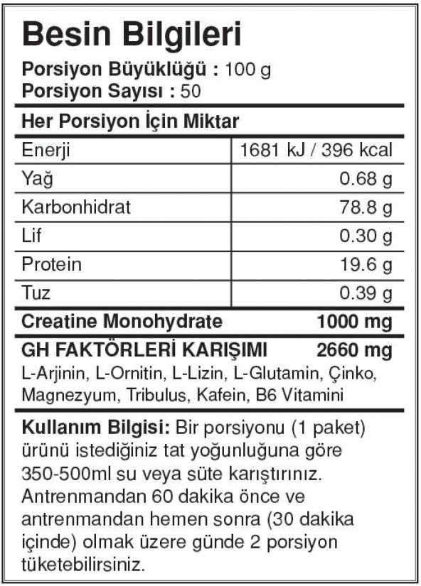 BigJoy BigMass Go GH 50 servis 5000g/Çilek - 2