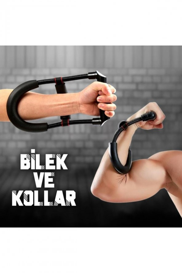 CKSpor Wrist Bilek Ön Kol Güçlendirme Aleti Ve El Yayı El Kol Bilek Kas Yapma Seti - 4