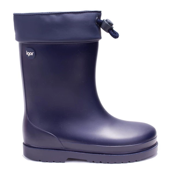 İgor W10101 Chufo Cuello Borreguıllo Lacivert Ortopedik Erkek Çocuk Yağmur Çizme - 2