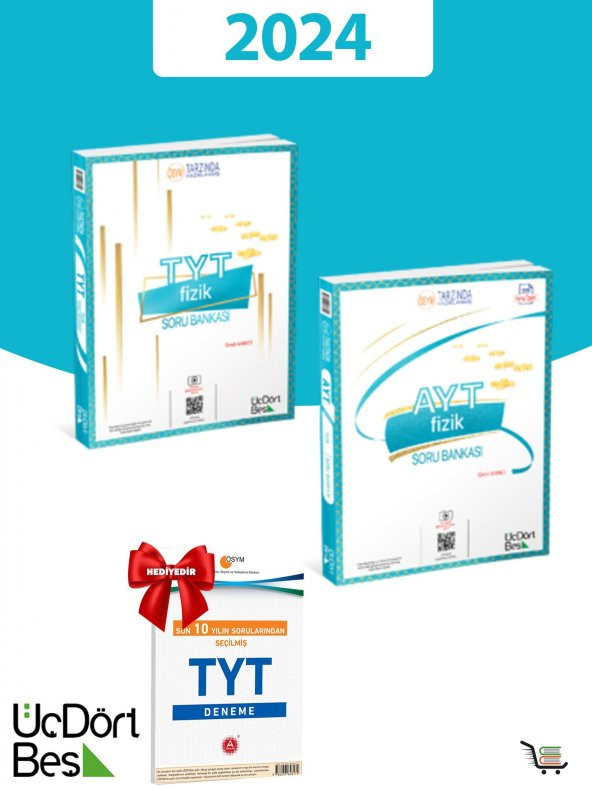 345 AYT-TYT Fizik 2024 Model Soru Bankası Seti Hediyeli - Resim 2